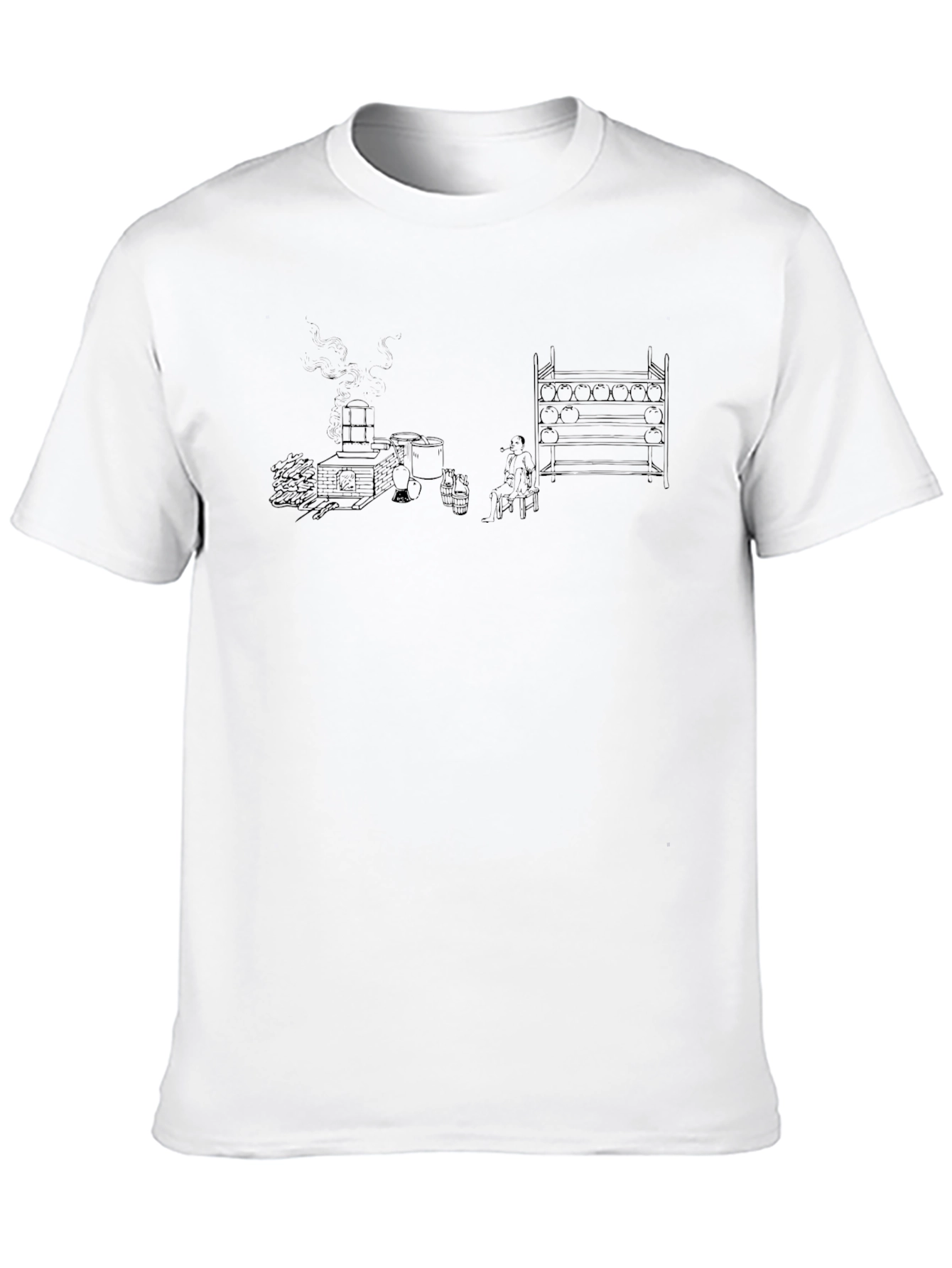 Black Graphic Tee - Home Brew Design