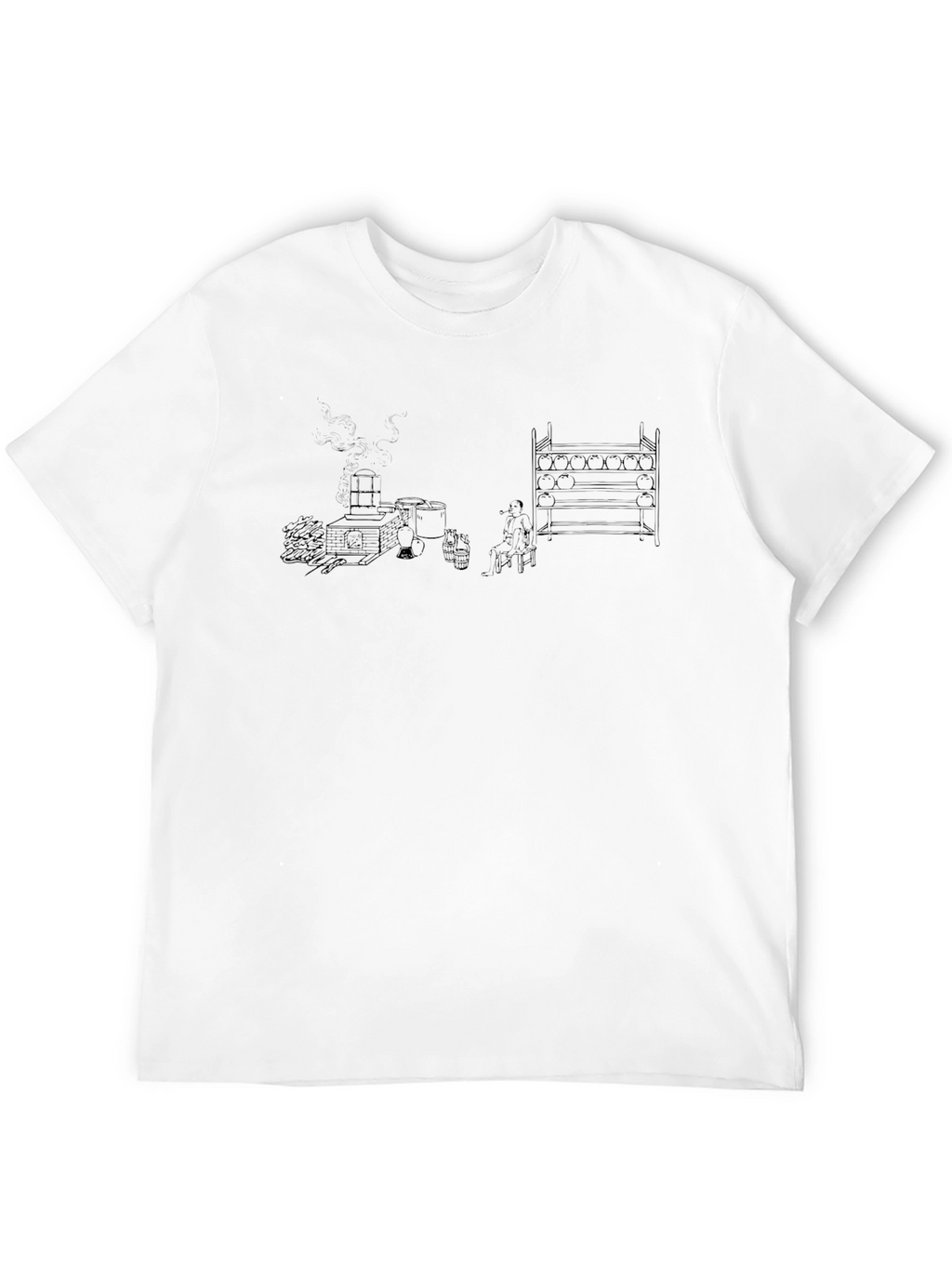 Black Graphic Tee - Home Brew Design