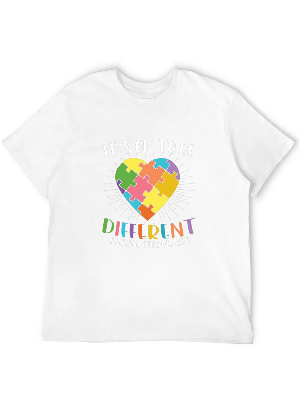 Autism Awareness Puzzle Heart Graphic Tee
