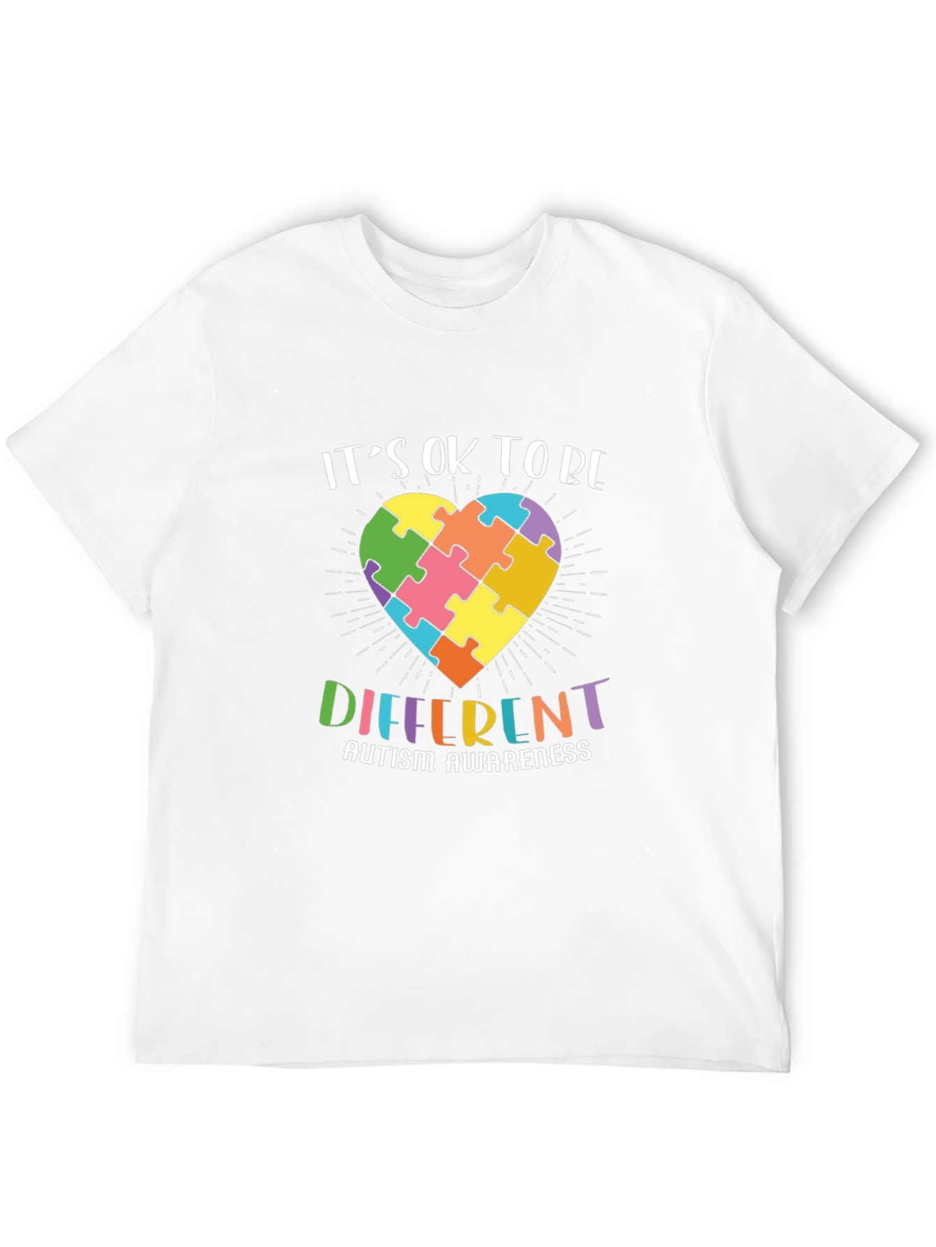 Autism Awareness Puzzle Heart Graphic Tee