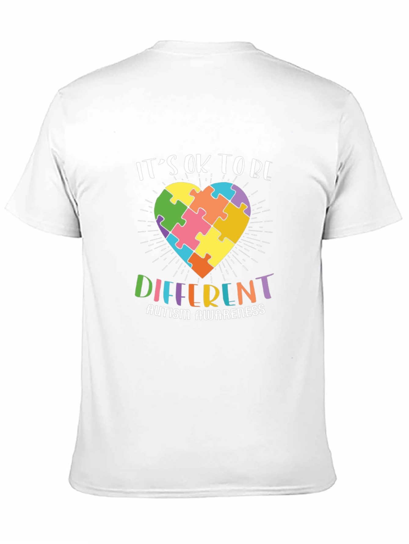 Autism Awareness Puzzle Heart Graphic Tee