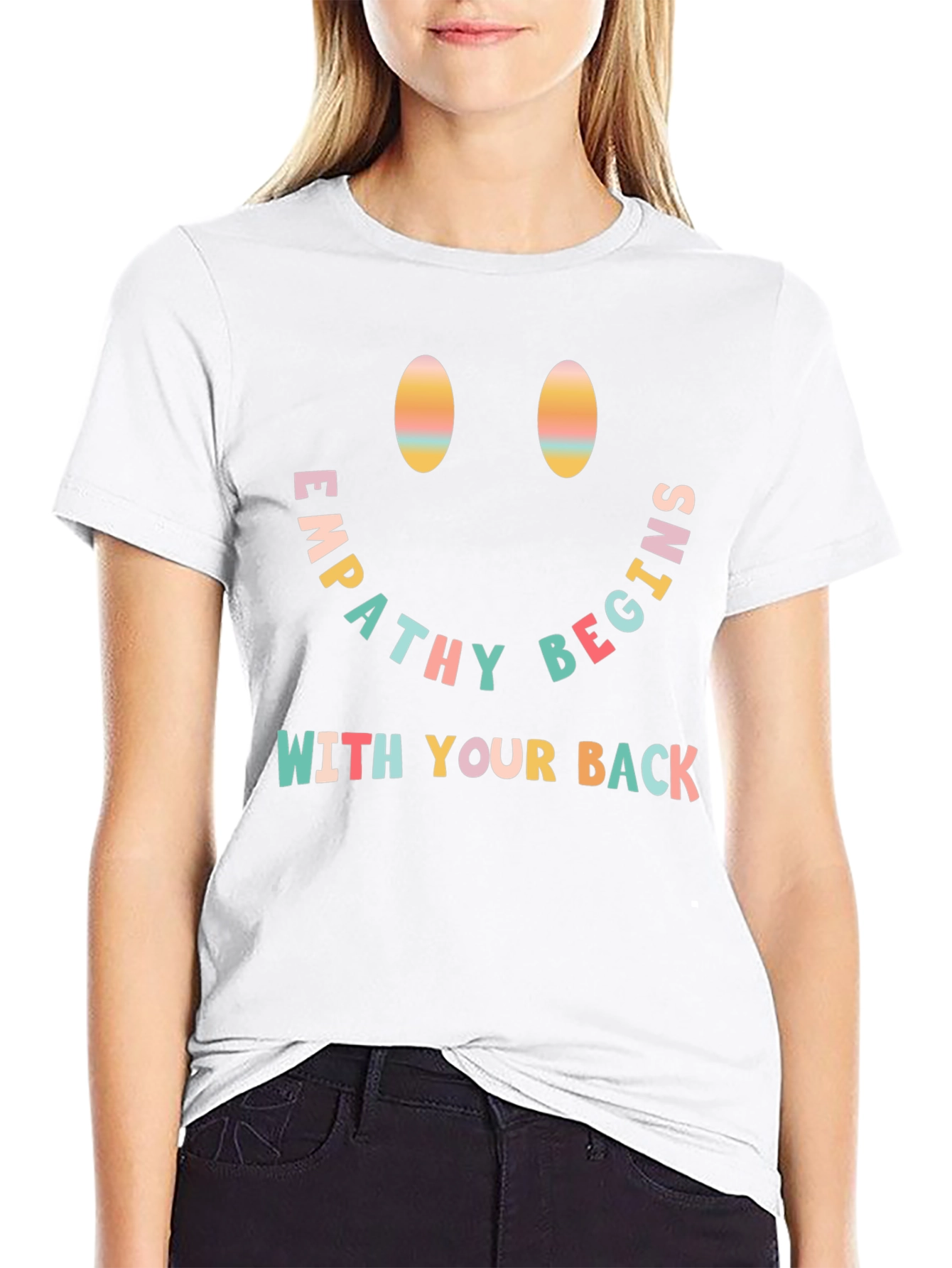 Empathy Begins With Your Back Graphic T-Shirt