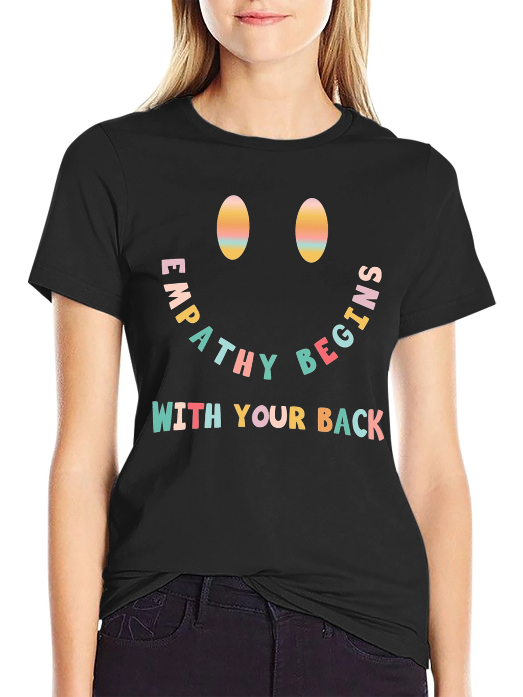 Empathy Begins With Your Back Graphic T-Shirt