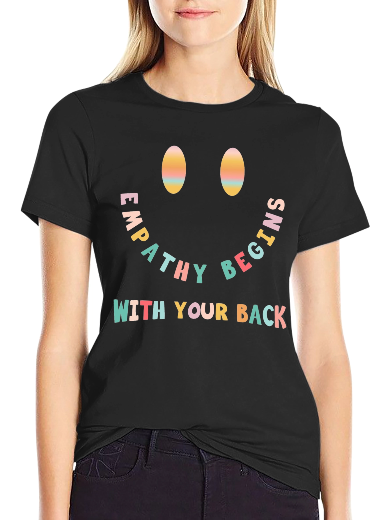 Empathy Begins With Your Back Graphic T-Shirt