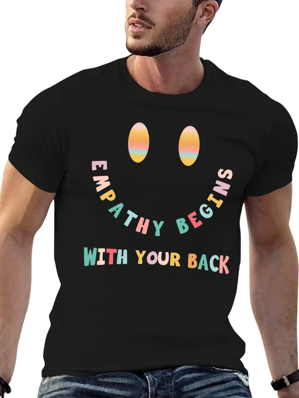 Empathy Begins With Your Back Graphic T-Shirt