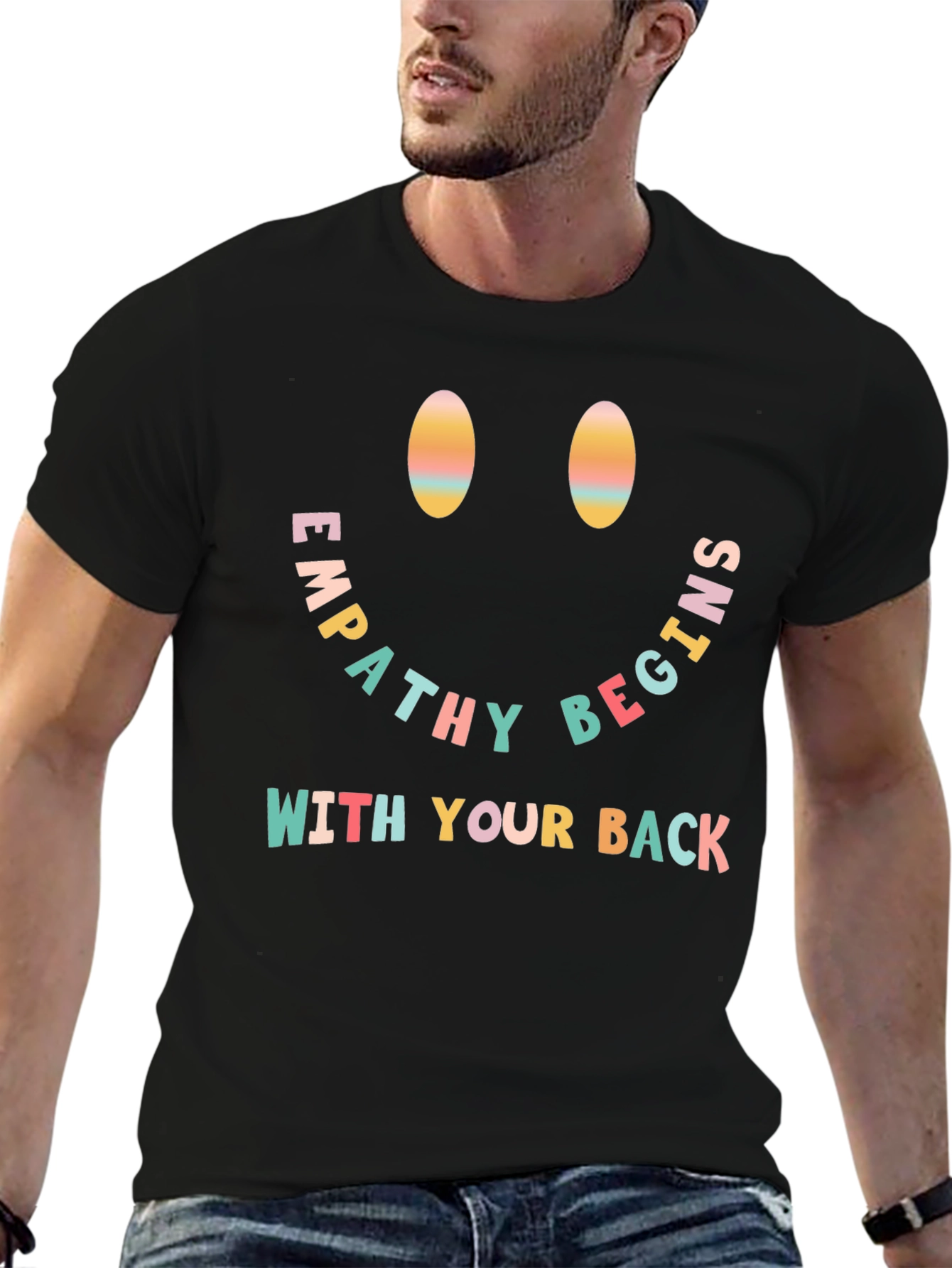Empathy Begins With Your Back Graphic T-Shirt