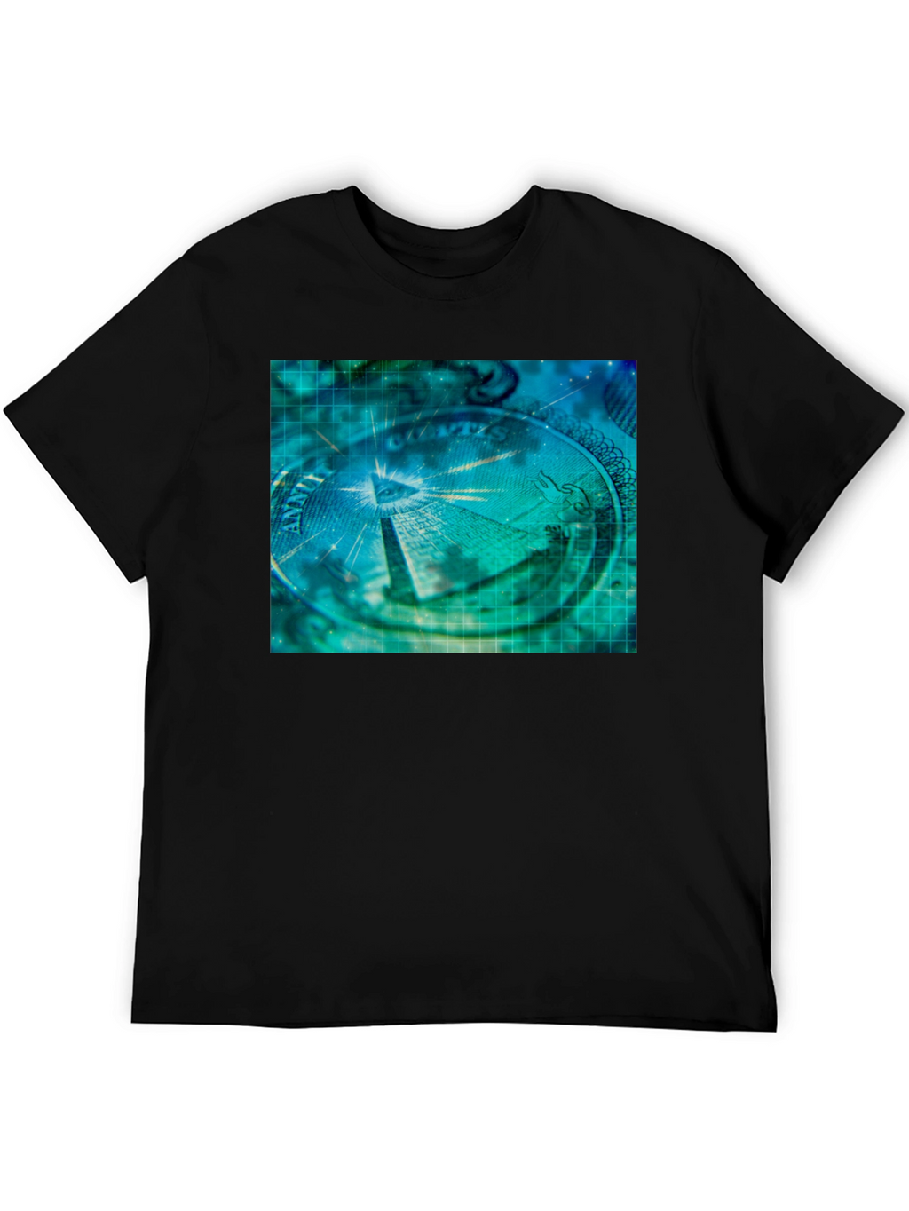 Illuminati Pyramid Eye Black T-Shirt
