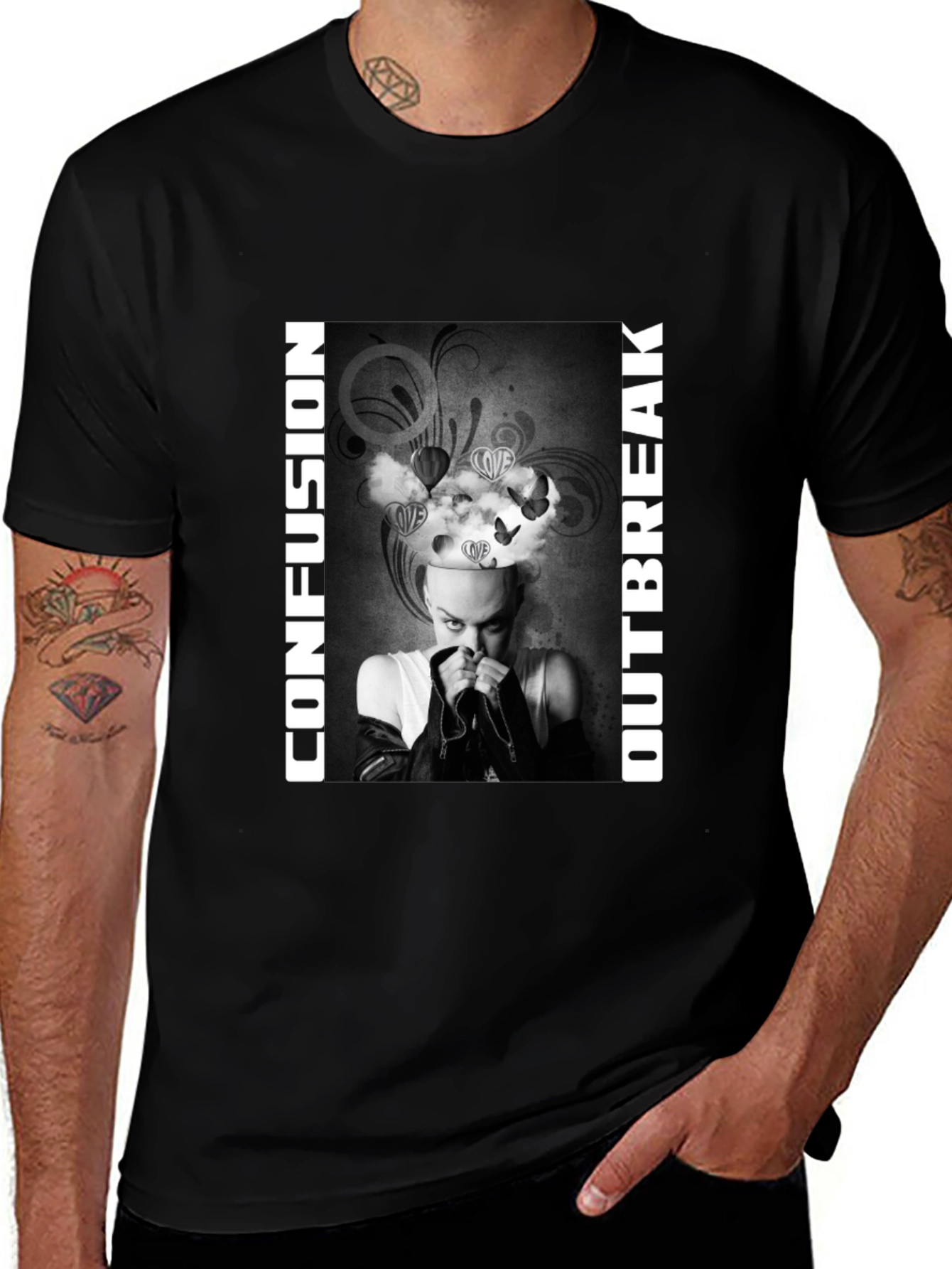 Confusion Outbreak Graphic T-Shirt