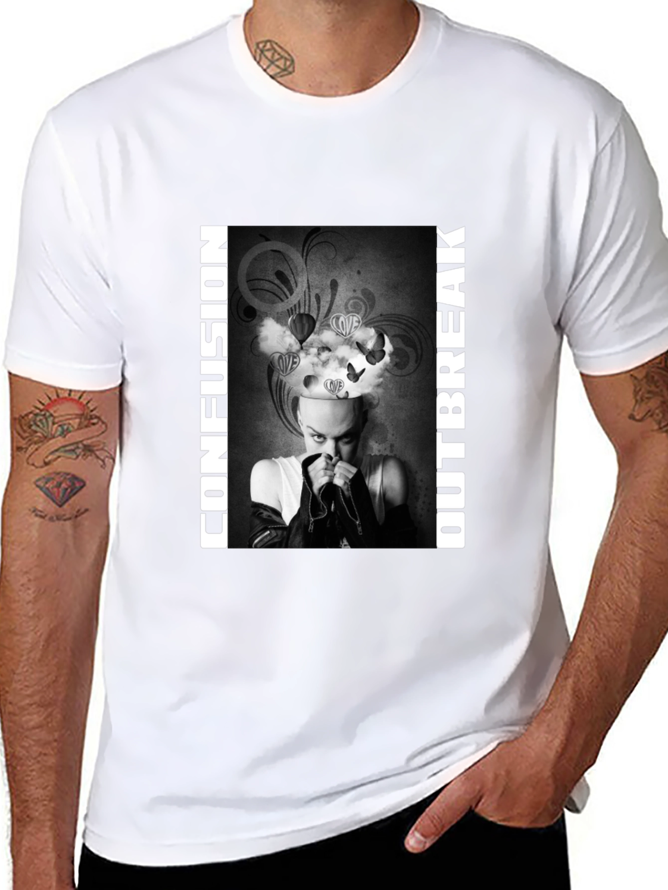 Confusion Outbreak Graphic T-Shirt