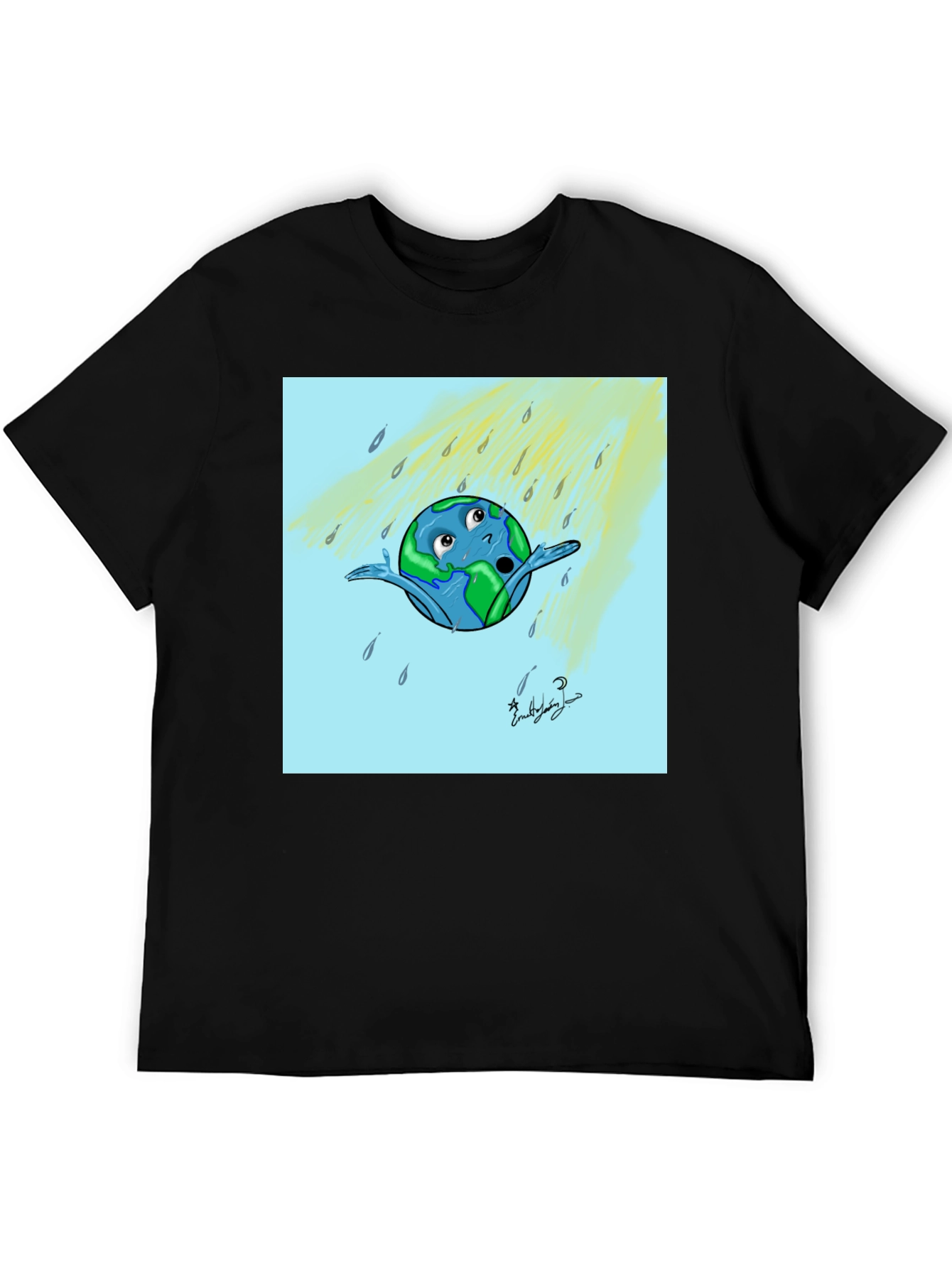 Cartoon Earth T-Shirt