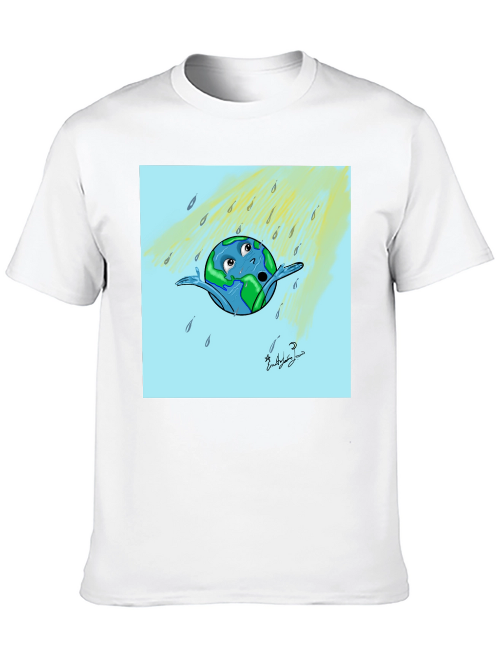 Cartoon Earth T-Shirt