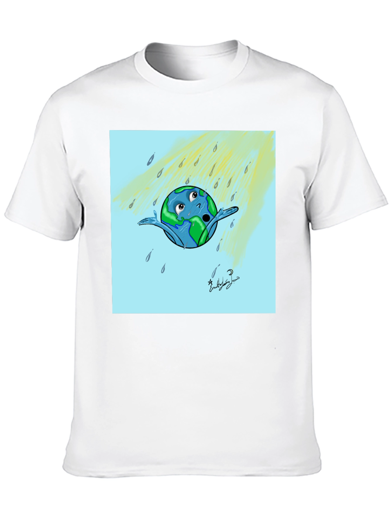 Cartoon Earth T-Shirt