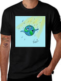Cartoon Earth T-Shirt