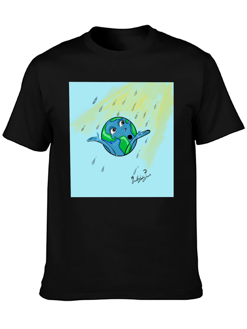 Cartoon Earth T-Shirt
