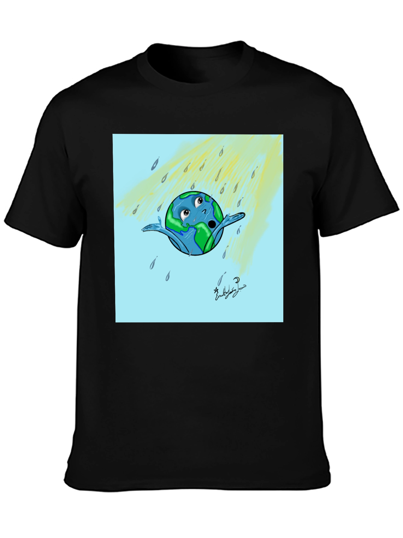 Cartoon Earth T-Shirt