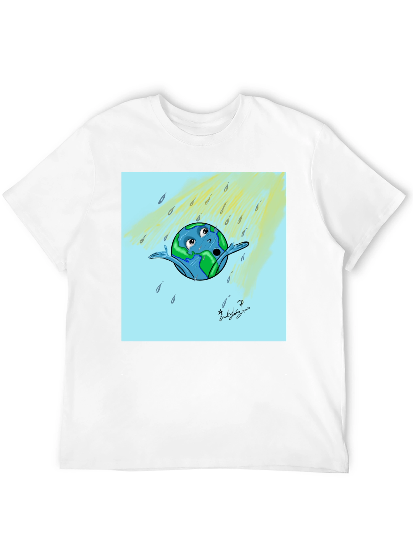 Cartoon Earth T-Shirt