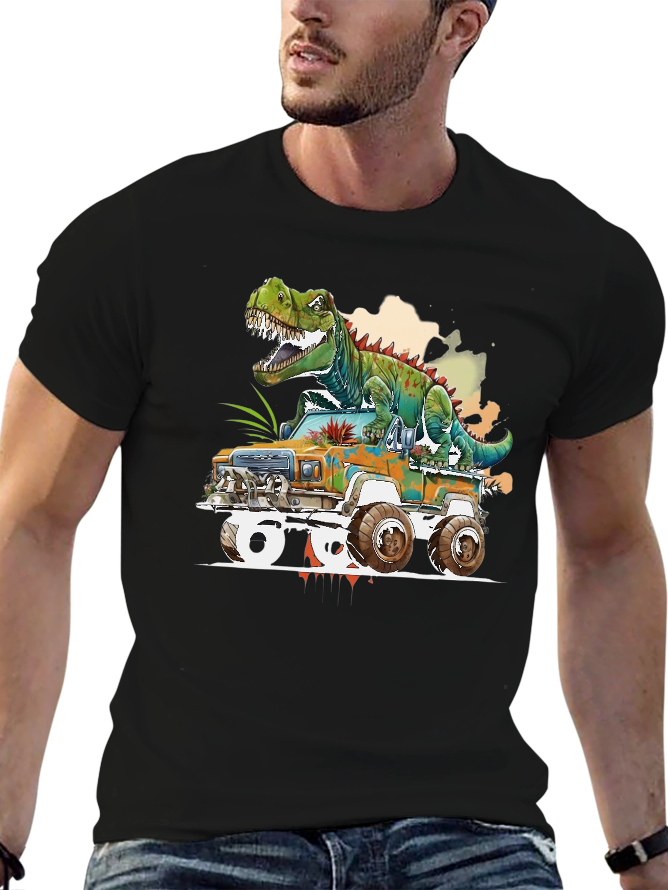 Dino Jeep T-Shirt