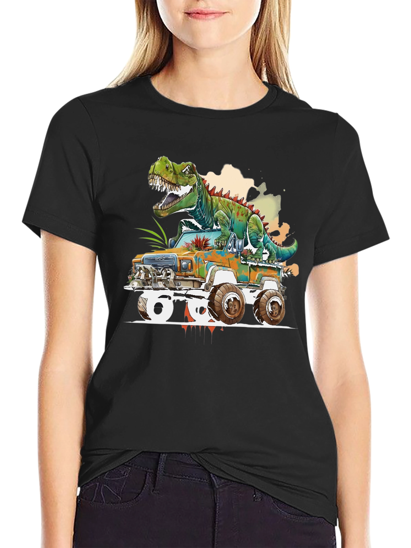 Dino Jeep T-Shirt