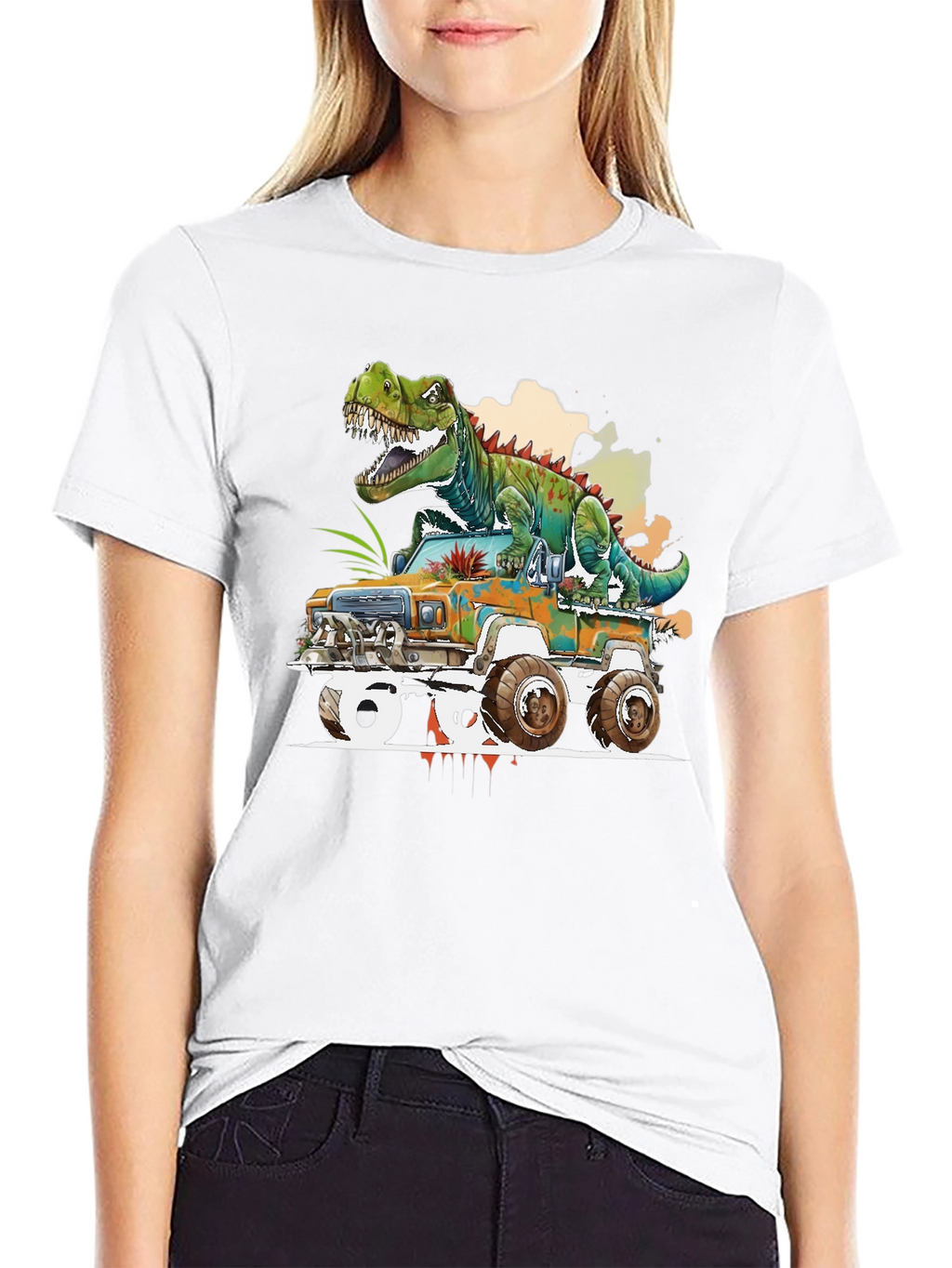 Dino Jeep T-Shirt