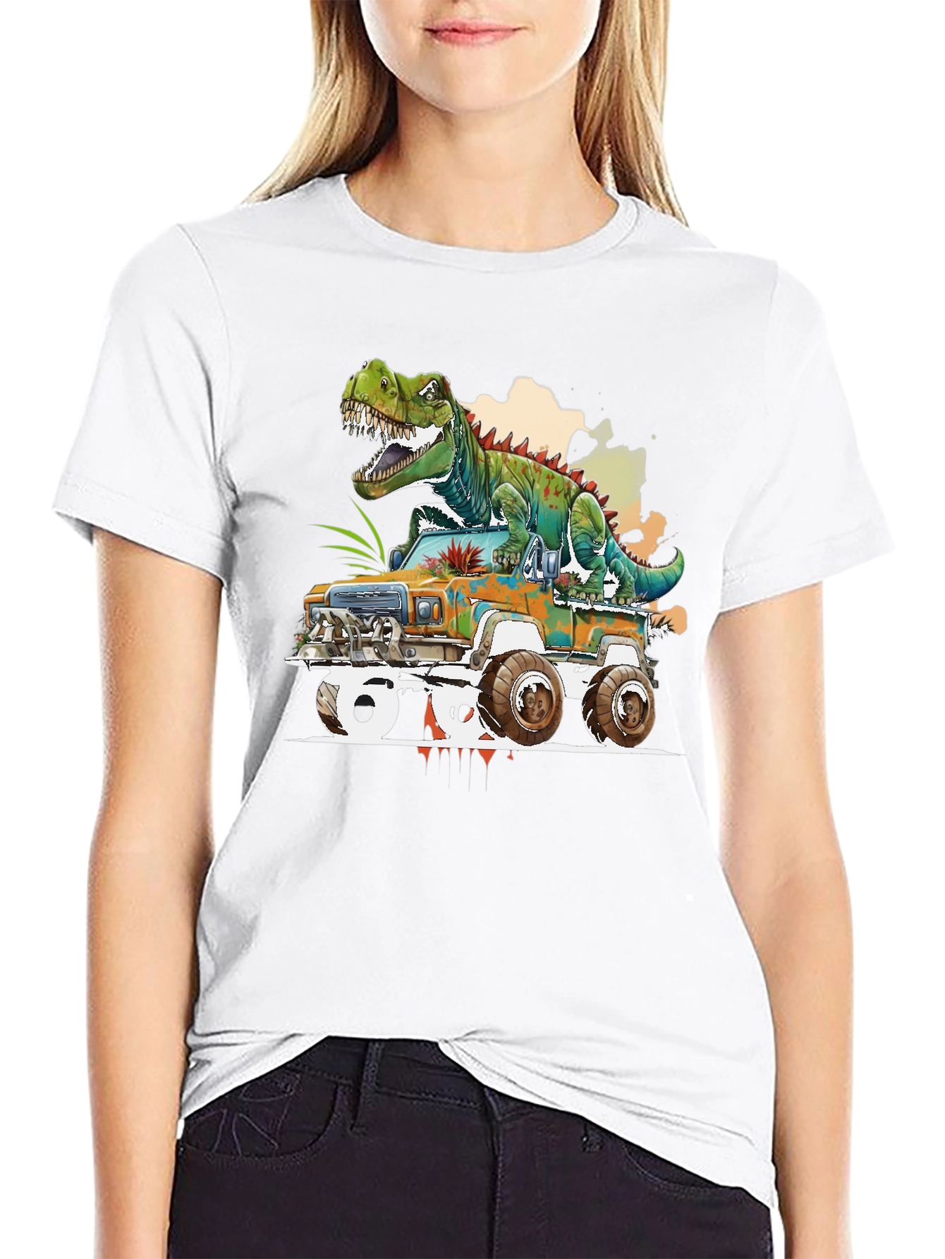 Dino Jeep T-Shirt