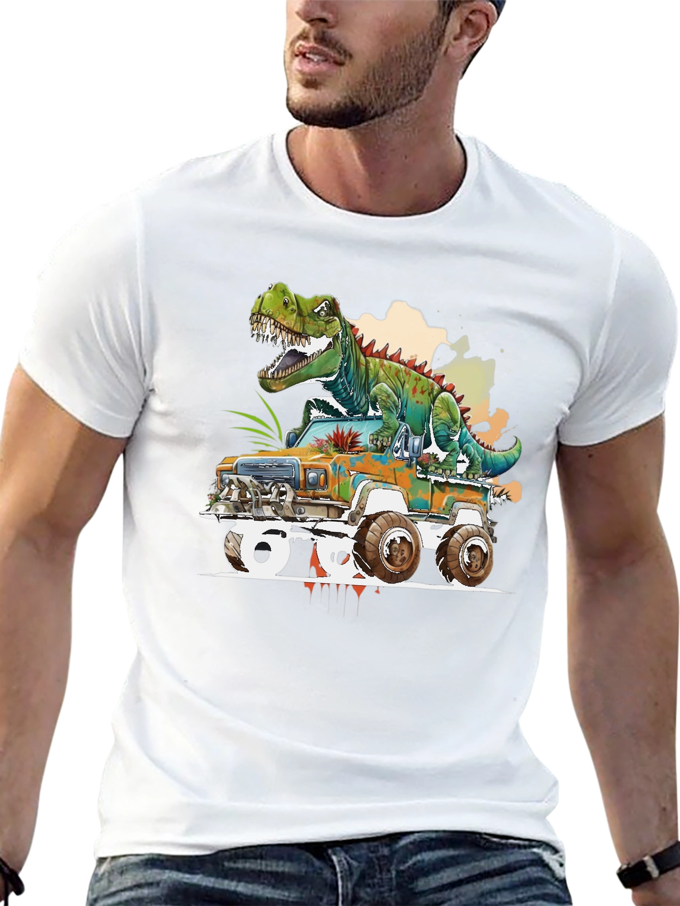 Dino Jeep T-Shirt