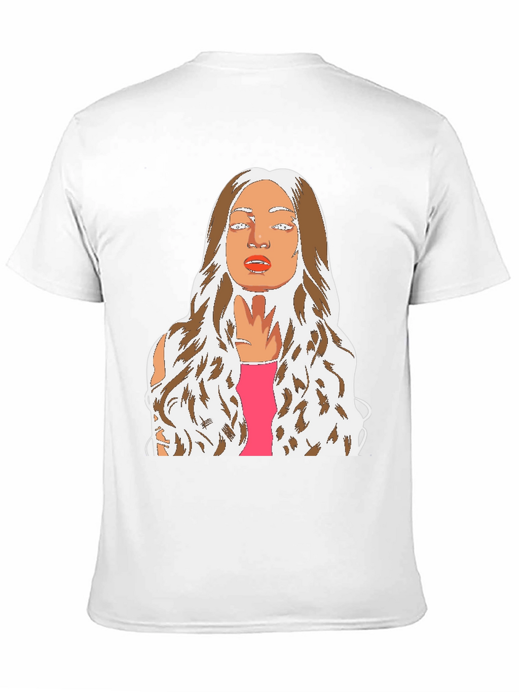 Graphic Tee: Abstract Womans Portrait T-Shirt