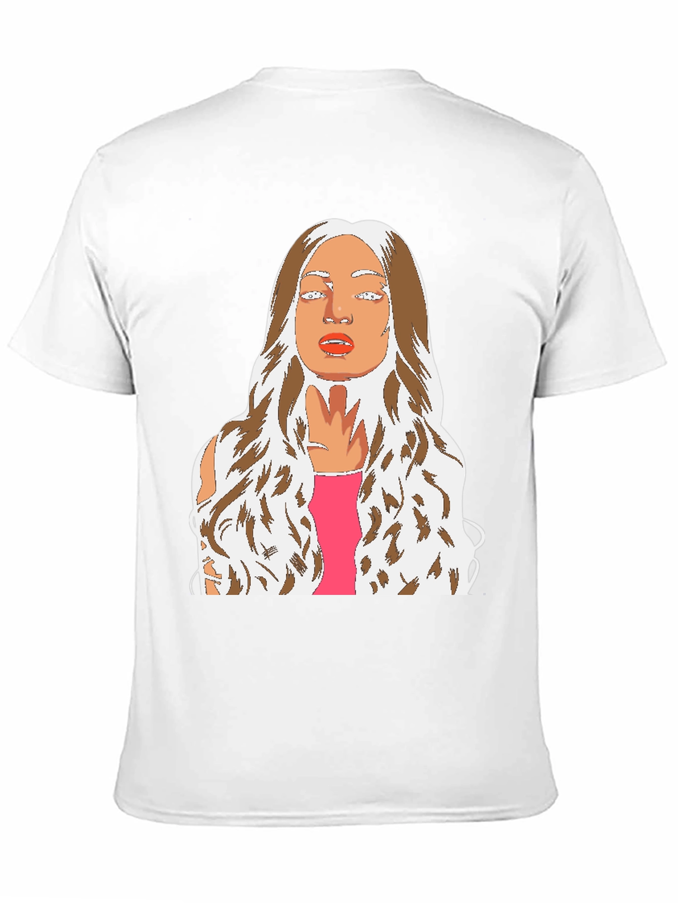 Graphic Tee: Abstract Womans Portrait T-Shirt
