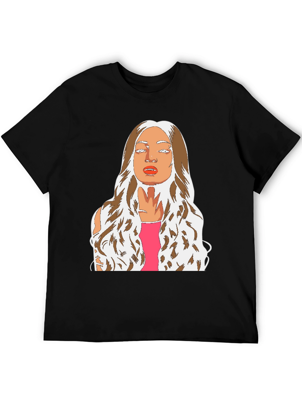 Graphic Tee: Abstract Womans Portrait T-Shirt