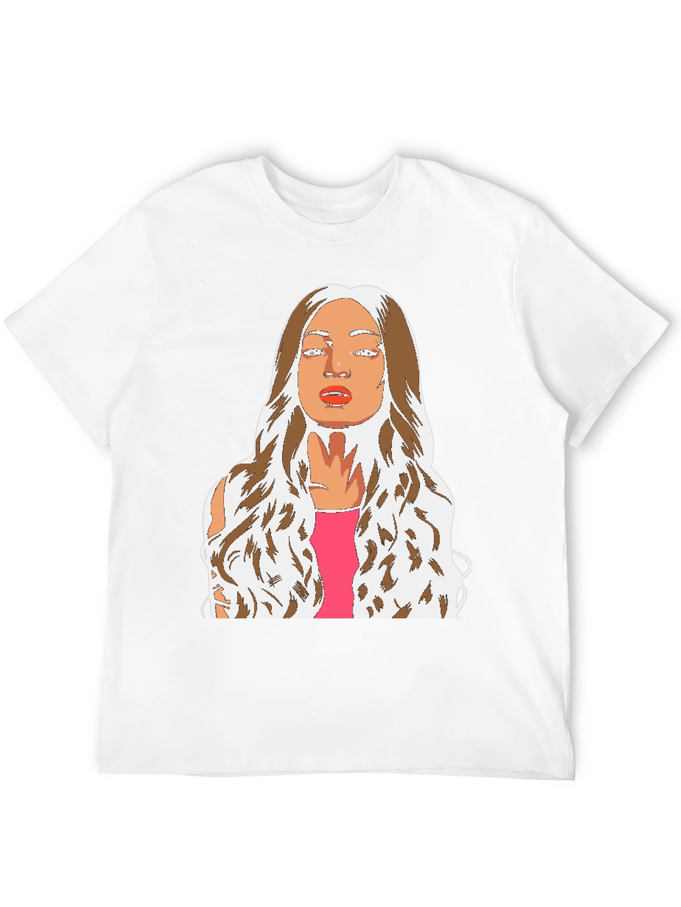 Graphic Tee: Abstract Womans Portrait T-Shirt
