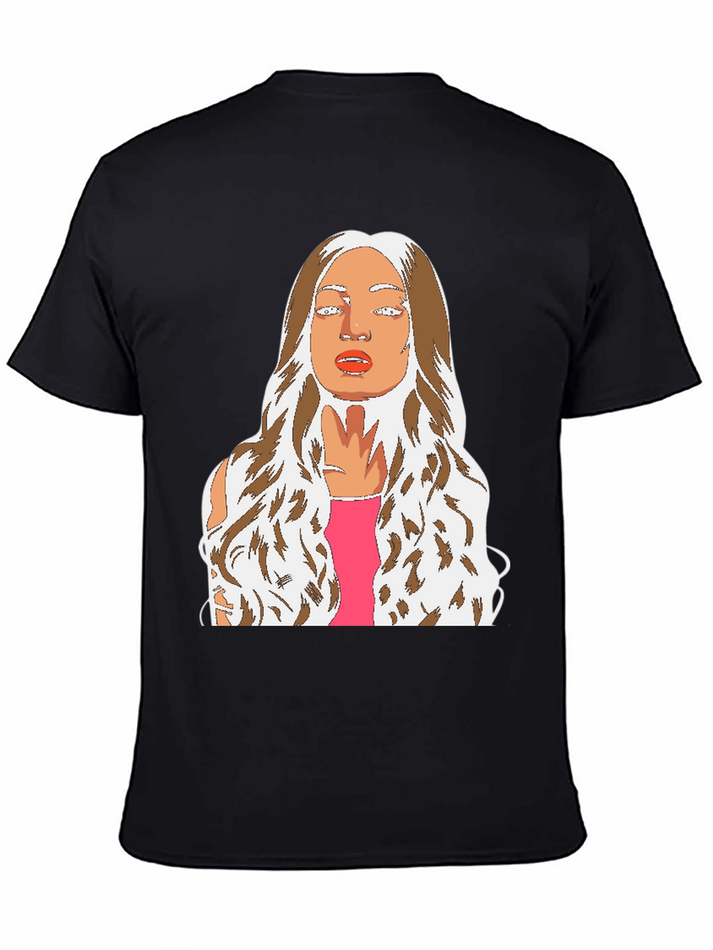 Graphic Tee: Abstract Womans Portrait T-Shirt