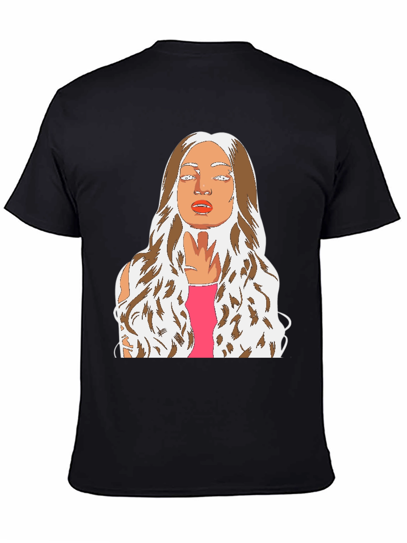 Graphic Tee: Abstract Womans Portrait T-Shirt