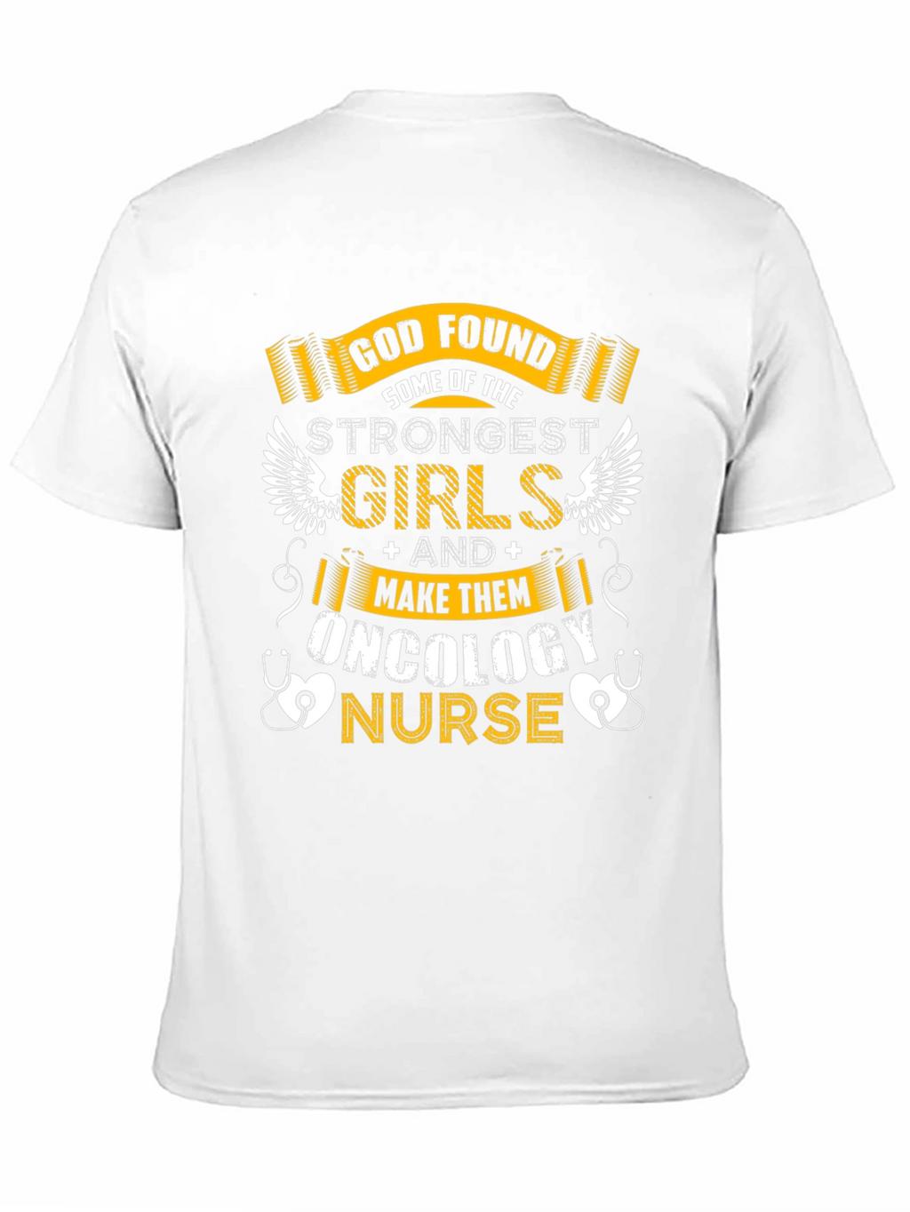 Oncology Nurse Strongest Girls Graphic T-Shirt