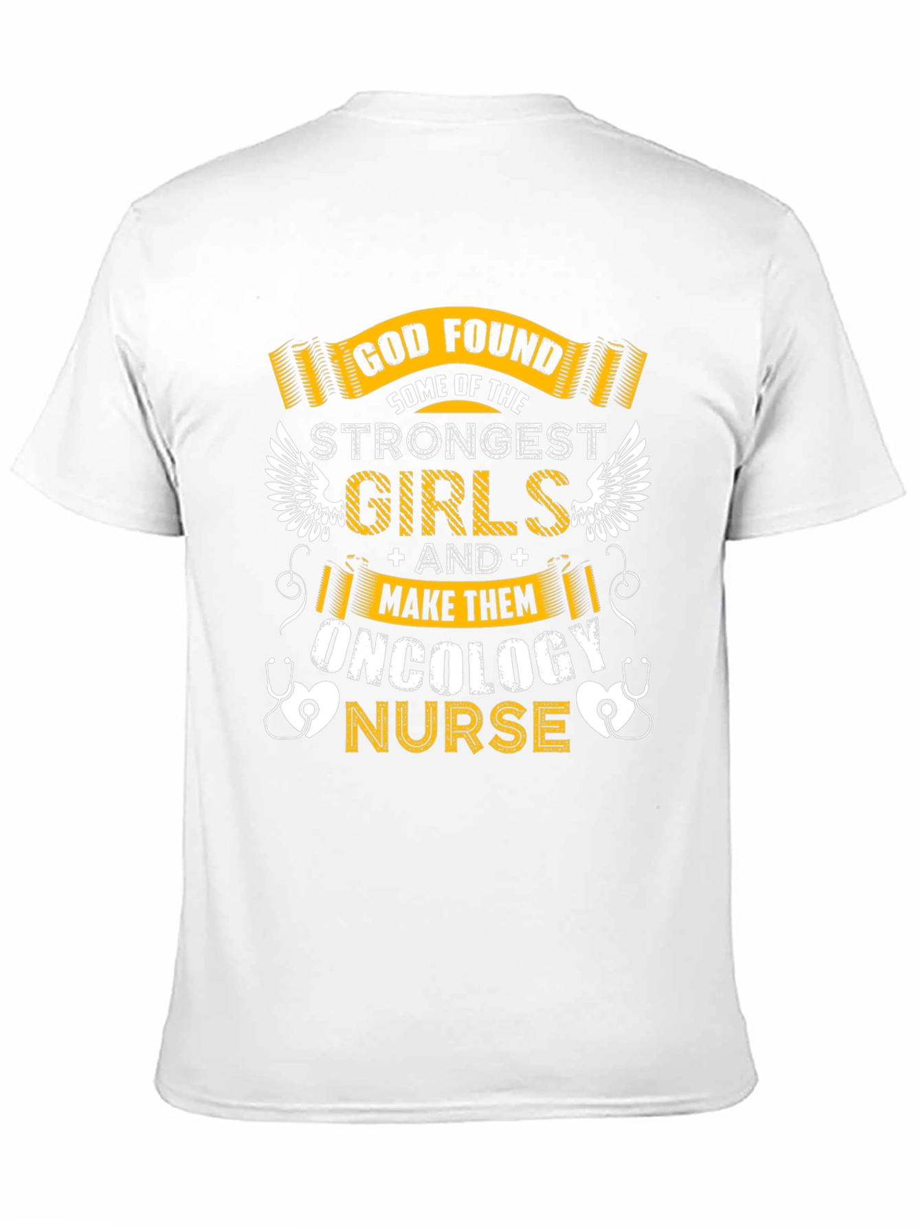 Oncology Nurse Strongest Girls Graphic T-Shirt