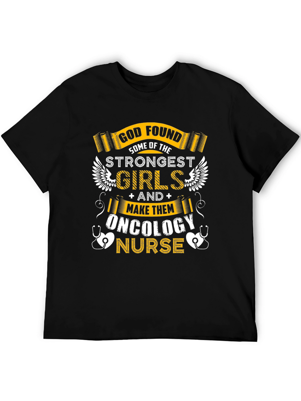 Oncology Nurse Strongest Girls Graphic T-Shirt