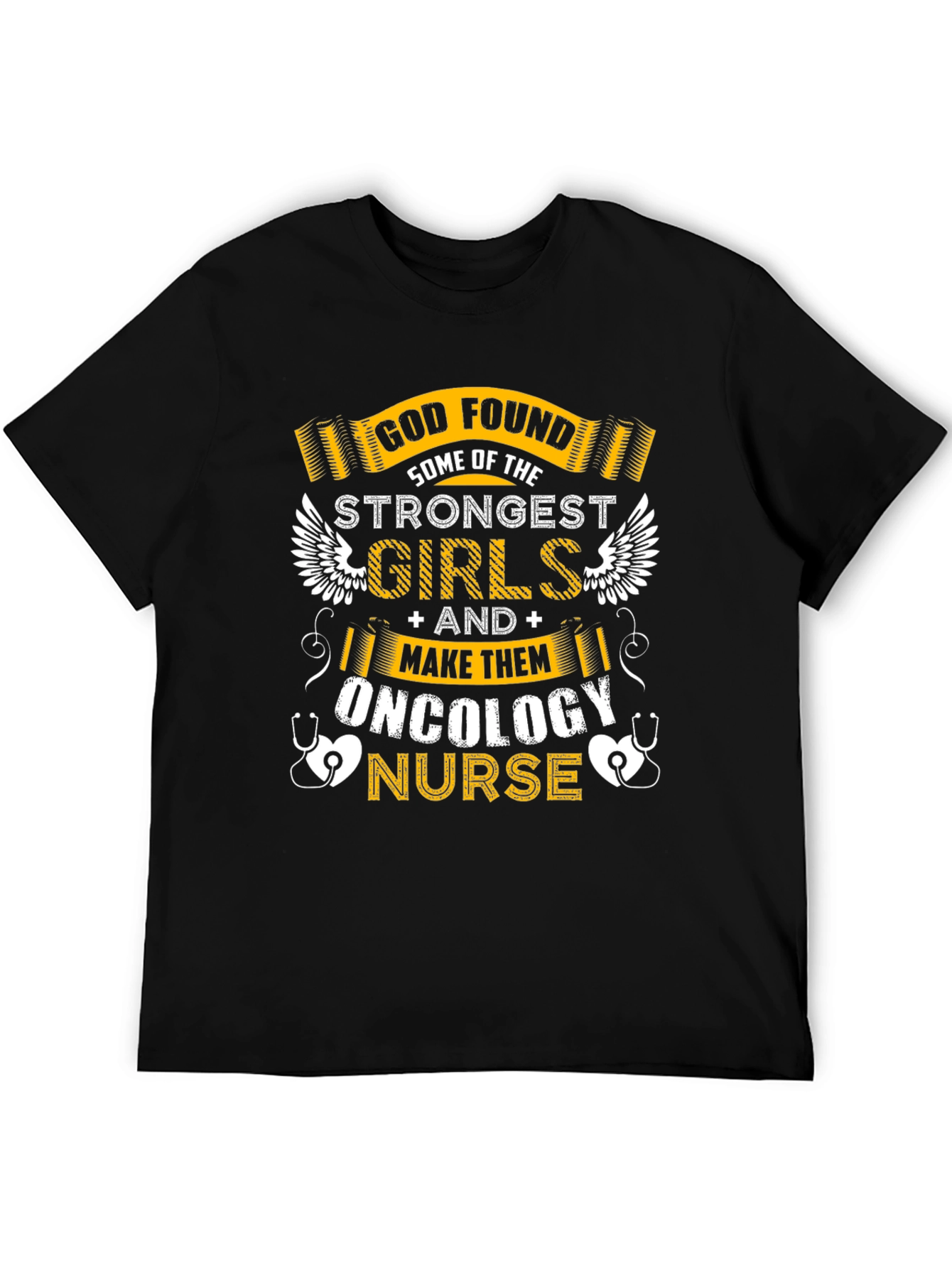 Oncology Nurse Strongest Girls Graphic T-Shirt