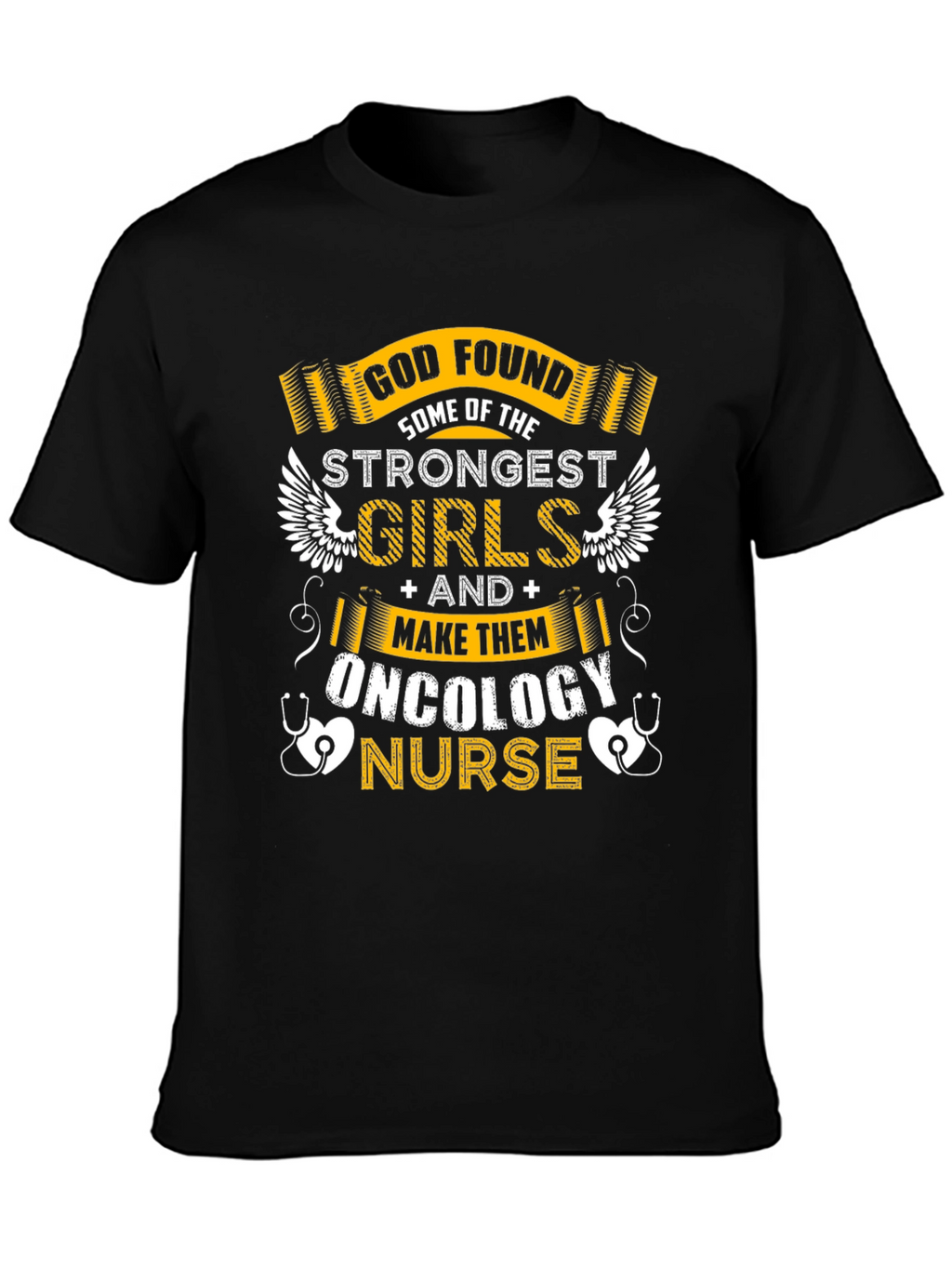 Oncology Nurse Strongest Girls Graphic T-Shirt