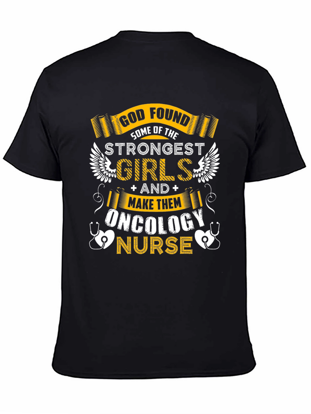 Oncology Nurse Strongest Girls Graphic T-Shirt