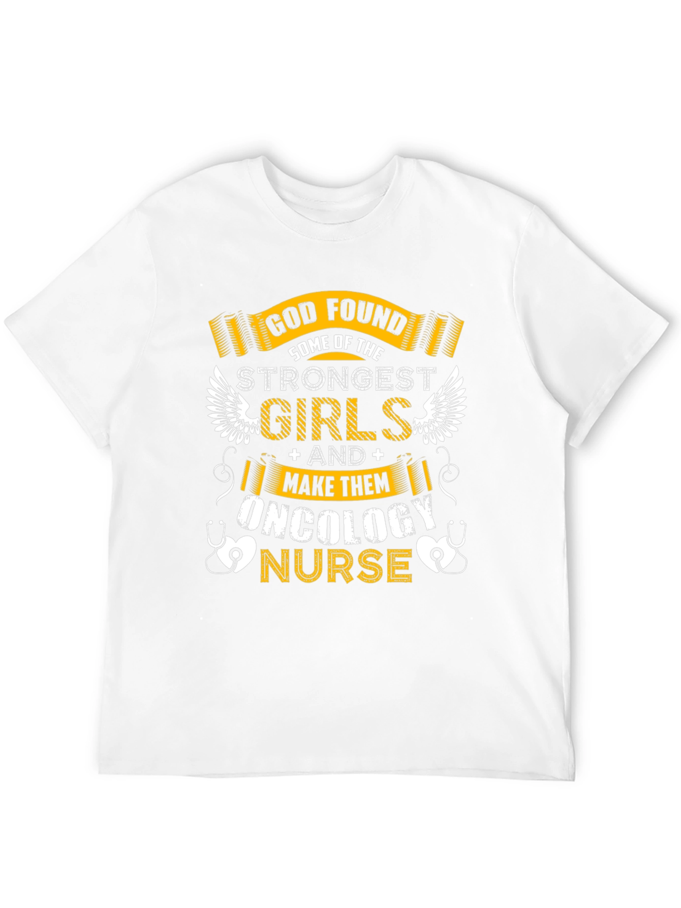 Oncology Nurse Strongest Girls Graphic T-Shirt