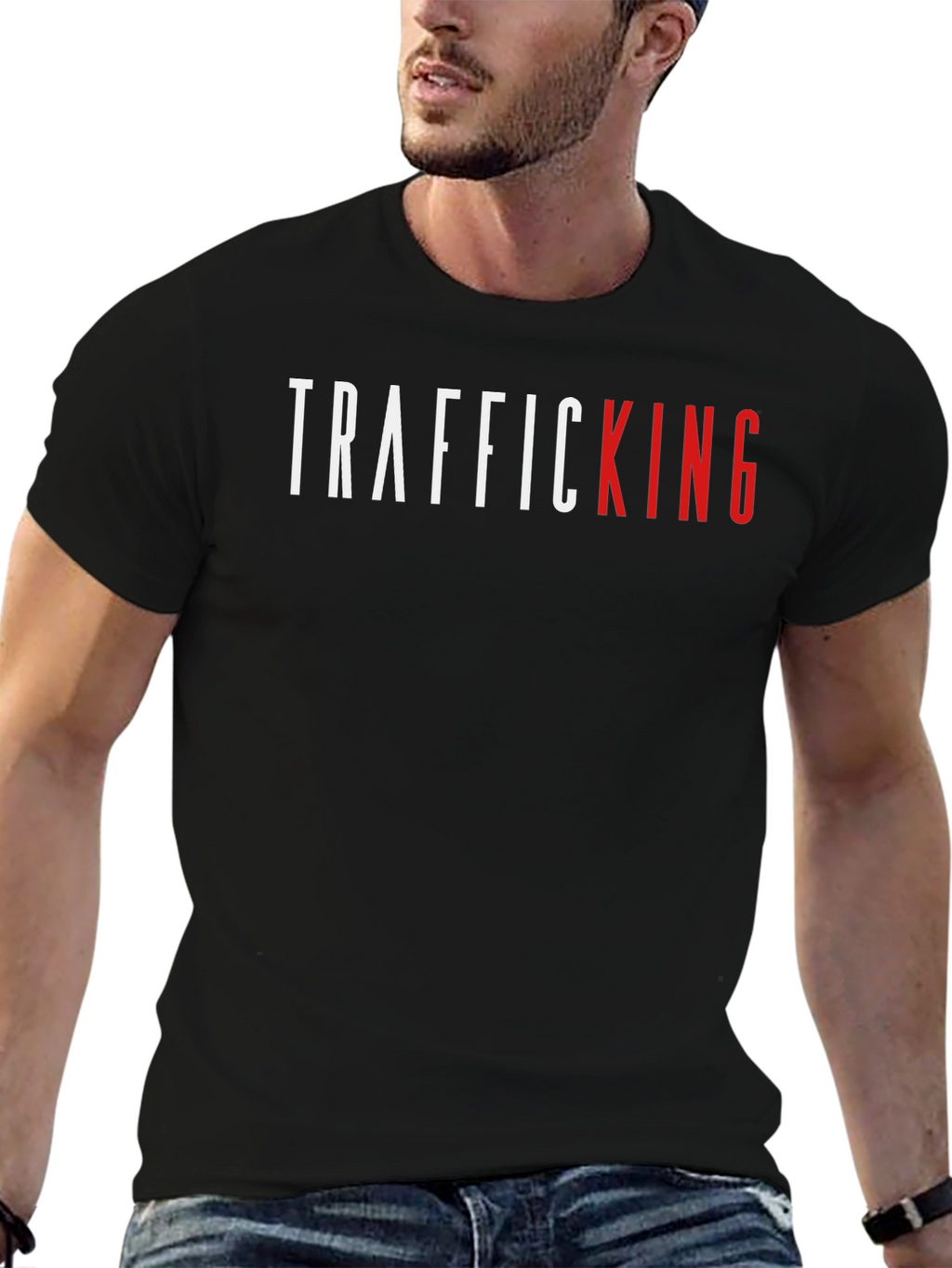 Traffic King T-Shirt - Bold Graphic Tee