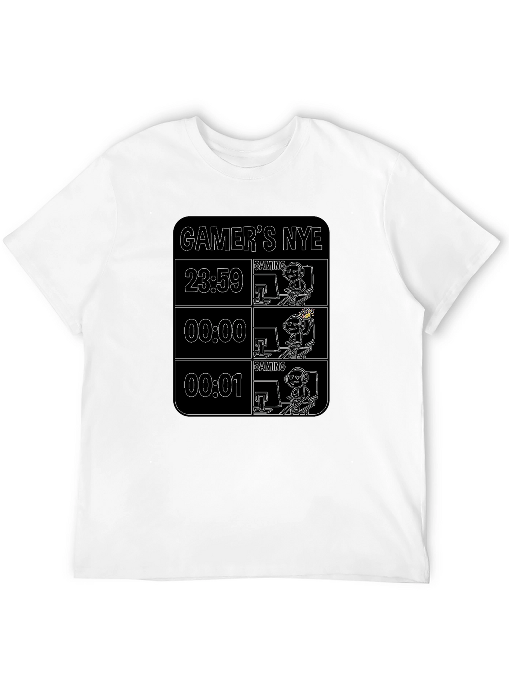 Gamers NYE Black T-Shirt