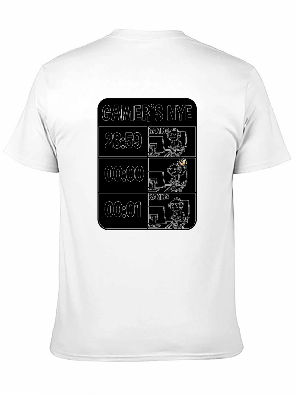 Gamers NYE Black T-Shirt