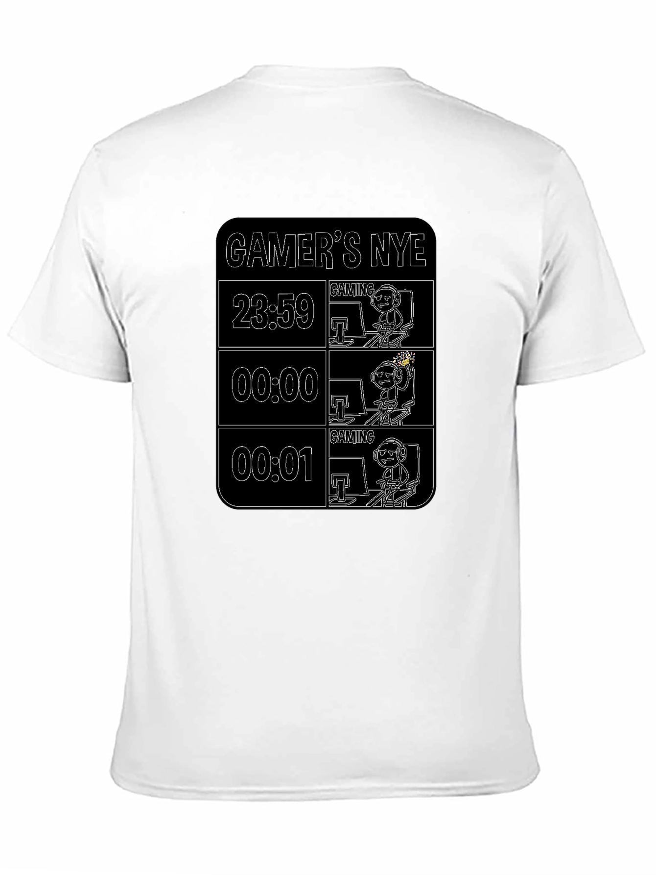 Gamers NYE Black T-Shirt