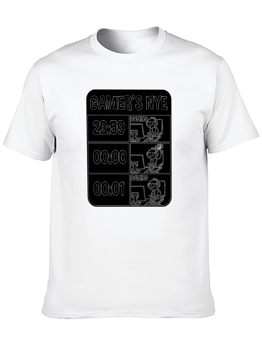 Gamers NYE Black T-Shirt