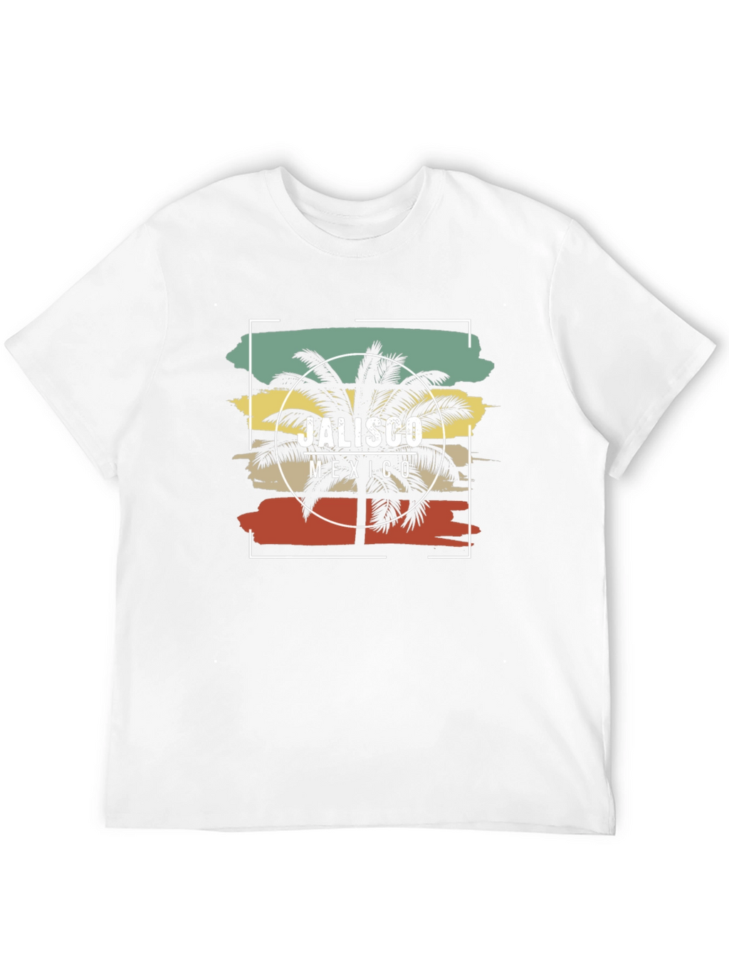 Jalisco Mexico Palm Tree Graphic Tee
