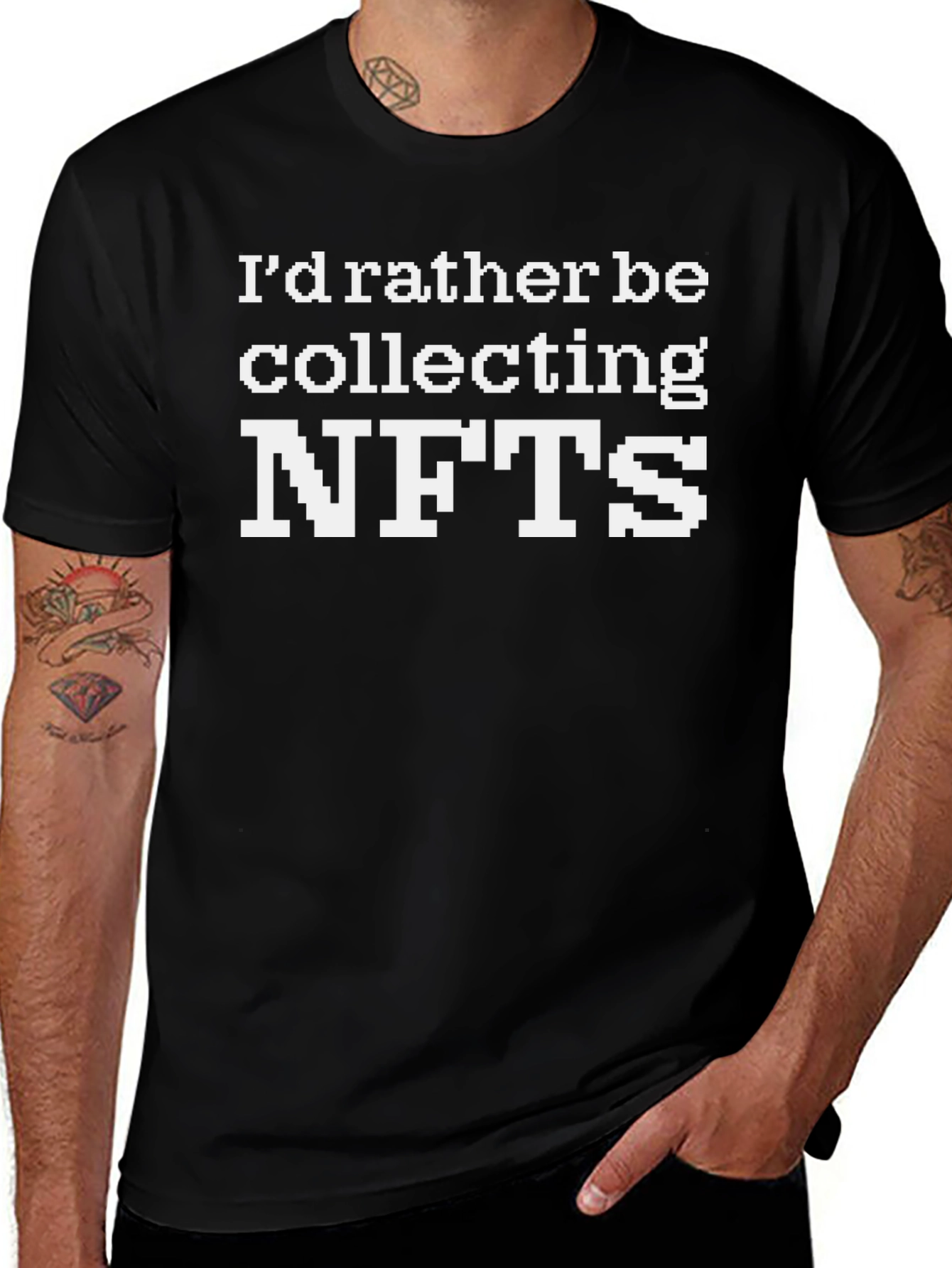 Id Rather Be Collecting NFTs T-Shirt