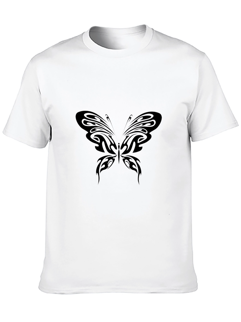 Black Butterfly Graphic Tee - Stylish Casual Wear