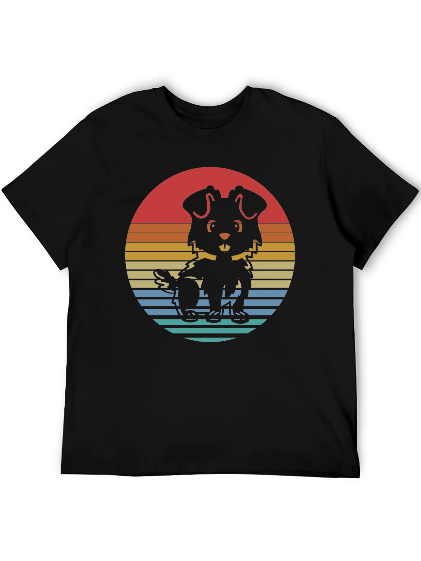 Retro Dog Graphic T-Shirt - Comfort & Style
