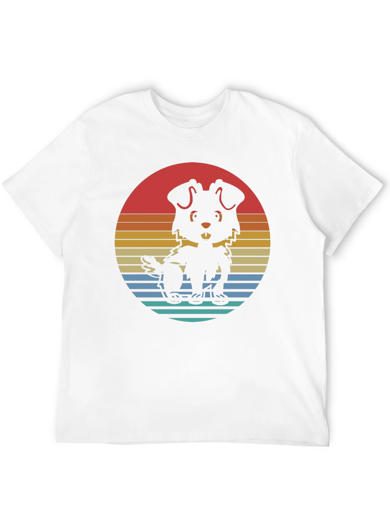 Retro Dog Graphic T-Shirt - Comfort & Style