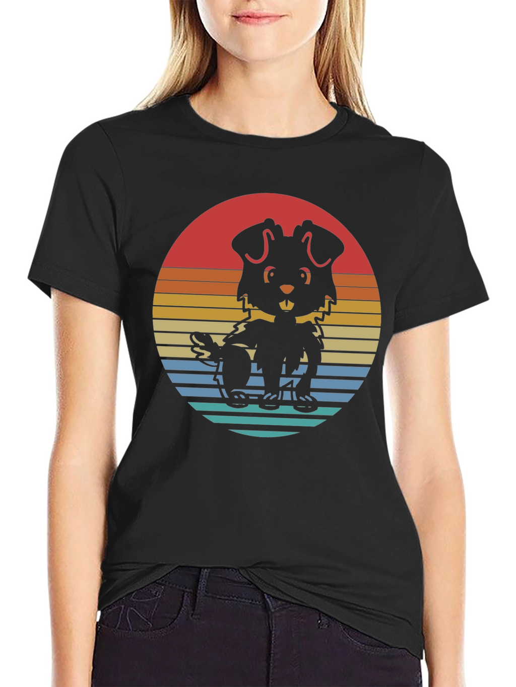 Retro Dog Graphic T-Shirt - Comfort & Style