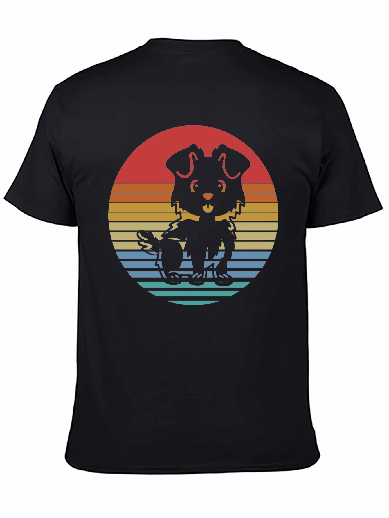 Retro Dog Graphic T-Shirt - Comfort & Style